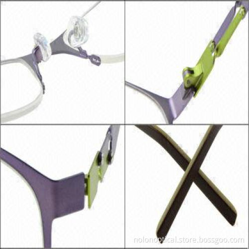 The Latest Half-rim Stainless Steel Optical Eyeglass Frame